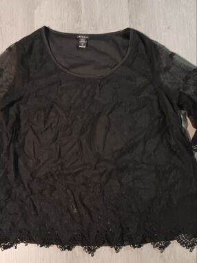 torrid Black Smooth Knit Top